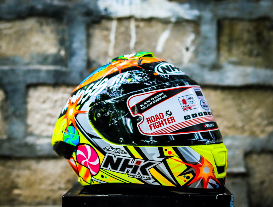 NHK K5R IVAN ORTOLA #5 BLACK YELLOW GLOSSY