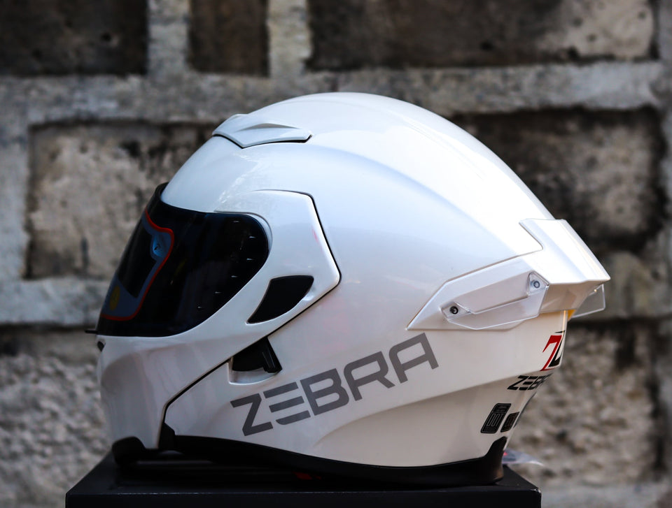 ZEBRA YM 627 WHITE MODULAR WITH FREE CLEAR LENS