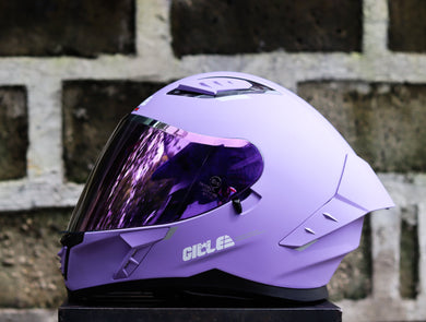 GILLE A118-2 ADIRA MATTE VIOLET REVO PURPLE LENS DUAL VISOR WITH FREE CLEAR LENS