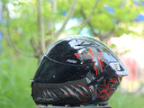 SPYDER NEO FURY BREEZY 363 S BLACK RED GRAY!! FREE CLEAR LENS (DUAL VISOR)