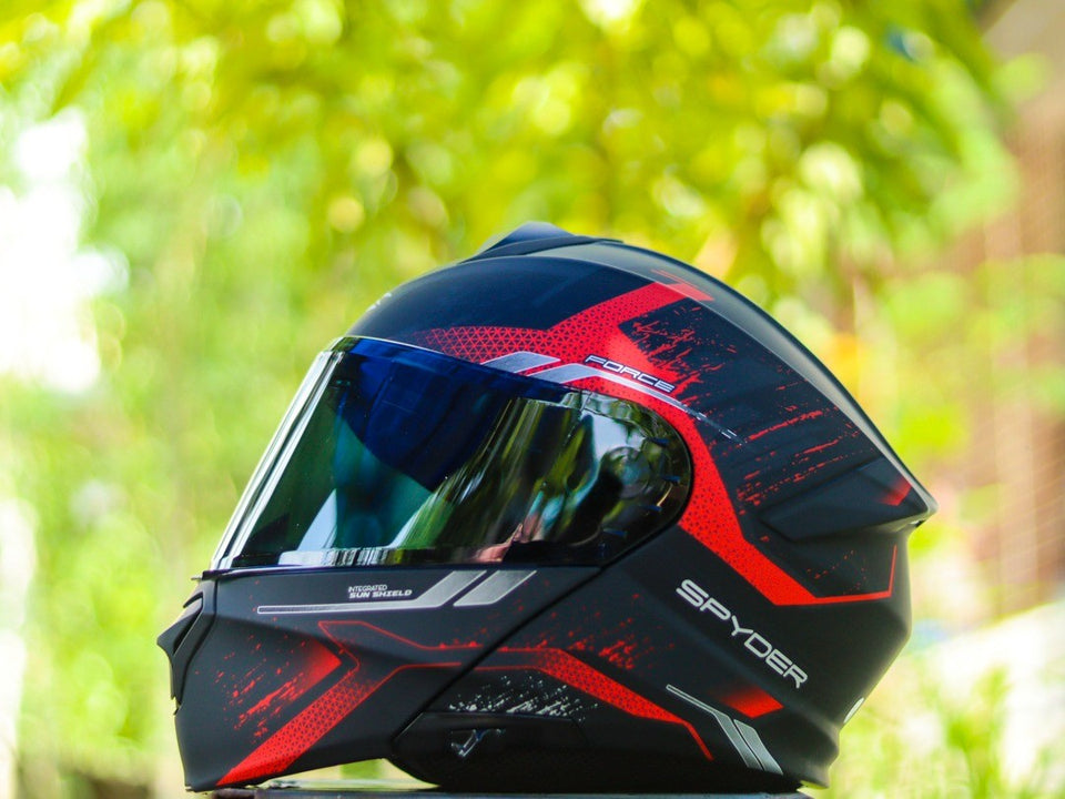 SPYDER MODULAR FORCE GD 3651M S MATTE BLACK GRAY RED S1!! SILVER LENS INTALLED FREE CLEAR LENS (DUAL VISOR)