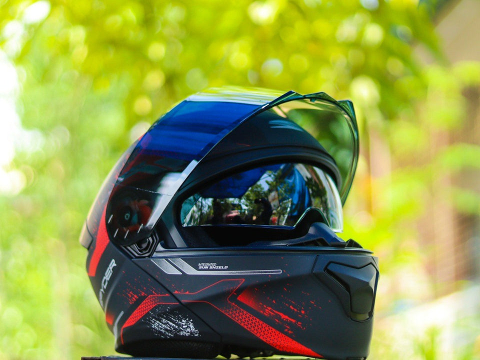 SPYDER MODULAR FORCE GD 3651M S MATTE BLACK GRAY RED S1!! SILVER LENS INTALLED FREE CLEAR LENS (DUAL VISOR)