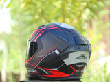 SPYDER CORSA 3651M S MATTE BLACK RED!!WITH FREE CLEAR LENS (DUAL VISOR)