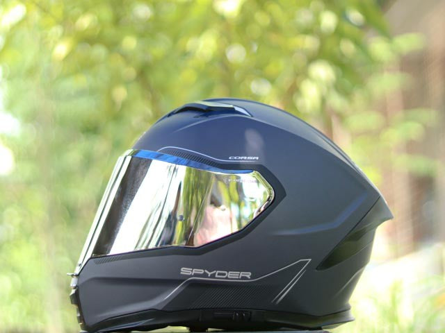 SPYDER CORSA PD 4001M SS MATTE T. GRAY!!WITH FREE CLEAR LENS (DUAL VISOR)