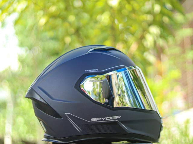 SPYDER CORSA PD 4001M SS MATTE T. GRAY!!WITH FREE CLEAR LENS (DUAL VISOR)