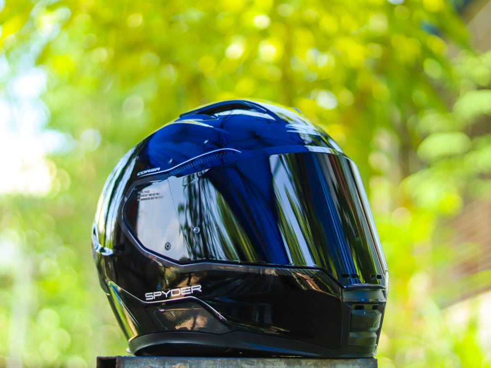 SPYDER CORSA PD 3001 S GLOSS BLACK!!WITH FREE CLEAR LENS (DUAL VISOR)