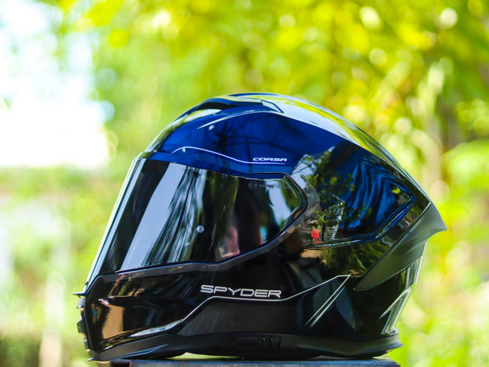 SPYDER CORSA PD 3001 S GLOSS BLACK!!WITH FREE CLEAR LENS (DUAL VISOR)