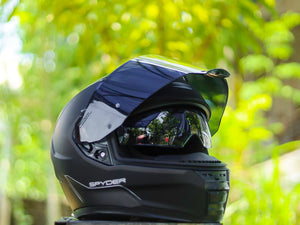 SPYDER CORSA PD 3001M MATTE BLACK!!WITH FREE CLEAR LENS (DUAL VISOR)