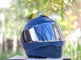 SPYDER FORCE 7001M SS MATTE MET BLUE V2!! FREE CLEAR LENS (DUAL VISOR)