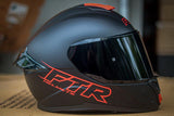 FTR XR 2 PRO SOLID MATTE BLACK DUAL VISOR!! WITH FREE CLEAR LENS AND SPOILER!!