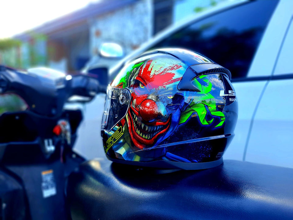 FF353 LS2 RAPID FULL FACE HAPPY DREAMS!! WITH FREE SMOKE LENS (SINGLE – Kranos Gears