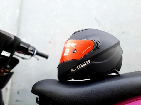 FF320 LS2 STREAM EVO FULL FACE MATTE BLACK (DUAL VISOR)