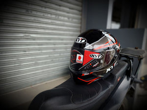 KYT NFR DAVO RED (DUAL VISOR)