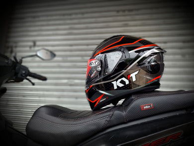 KYT NFR DAVO RED (DUAL VISOR)