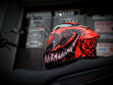 KYT TT -COURSE MARVEL SERIES CARNAGE (SINGLE VISOR)