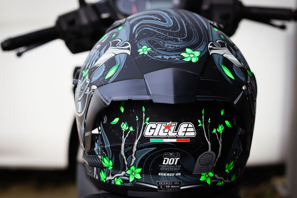 GILLE GTS -1 ARMOR MATTE GRAY! FREE CLEAR LENS & 2 SPOILER (DUAL VISOR)