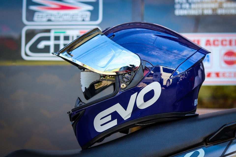 EVO GSX 3000 GLOSS N BLUE WITH FREE CLEAR LENS (DUAL VISOR)