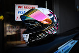 SPYDER FURY NEO GD 193 FP WHITE PINK! FREE CLEAR LENS (DUAL VISOR)