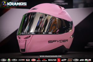 SPYDER FURY 9001 M SS NUDE PINK WITH FREE CLEAR LENS (DUAL VISOR)