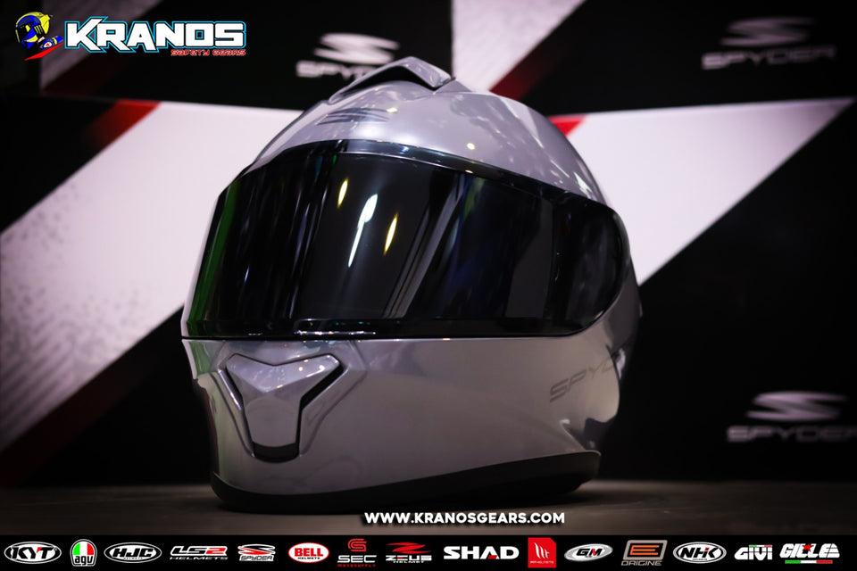 SPYDER SPIKE 2 4001 S BAT GRAY!! FREE CLEAR LENSE (SINGLE VISOR)
