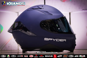 SPYDER FURY PD 700M  MATTE NAVY BLUE!! WITH FREE CLEAR LENS (DUAL VISOR)