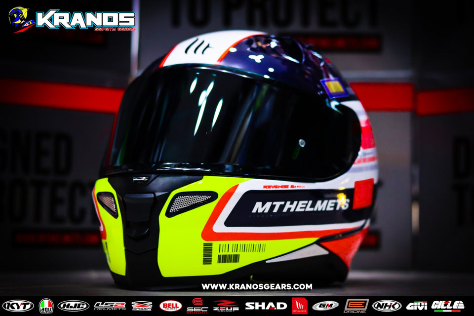 MT REVENGE2 G 7941 GLOSS BLUE!! WITH LENS LOCK SYSTEM & FREE CLEAR LENS (SINGLE VISOR)
