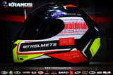 MT REVENGE2 G 3941 GLOSS PEARL BLACK!! WITH LENS LOCK SYSTEM & FREE CLEAR LENS (SINGLE VISOR)