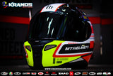 MT REVENGE2 G 3941 GLOSS PEARL BLACK!! WITH LENS LOCK SYSTEM & FREE CLEAR LENS (SINGLE VISOR)