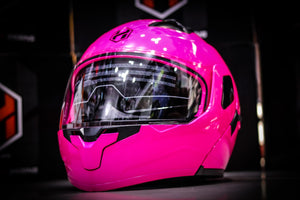 HNJ MODULAR 937 GLOSS PINK (DUAL VISOR)