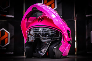 HNJ MODULAR 937 GLOSS PINK (DUAL VISOR)