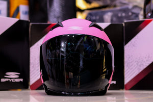SPYDER FUEL PD 9001M S MATTE NUDE PINK! FREE CLEAR LENSE (DUAL VISOR)