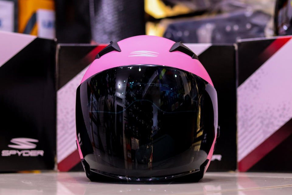 SPYDER FUEL PD 9001M S MATTE NUDE PINK! FREE CLEAR LENSE (DUAL VISOR)
