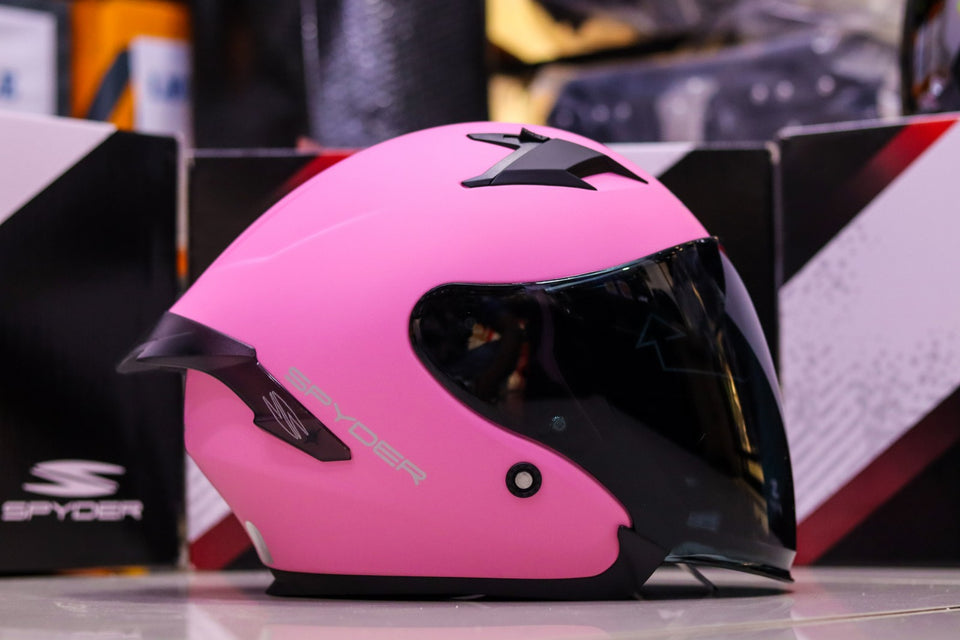 SPYDER FUEL PD 9001M S MATTE NUDE PINK! FREE CLEAR LENSE (DUAL VISOR)