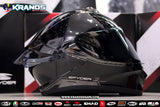 SPYDER SPIKE 2 P 3401 S GLOSS BLACK GRAY!! FREE CLEAR LENS AND SPOILER (SINGLE VISOR)
