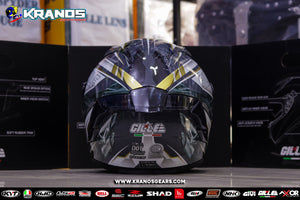 GILLE GTS - V1 135 MUFFLER BRONZE! FREE CLEAR LENS & SPOILER (DUAL VISOR)