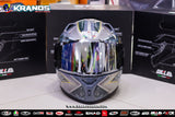 GILLE GTS - V1 135 MUFFLER BRONZE! FREE CLEAR LENS & SPOILER (DUAL VISOR)
