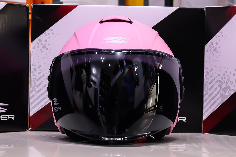 SPYDER REBOOT 2 9001M S MATTE NUDE PINK!! FREE CLEAR LENS HALF FACE (SINGLE VISOR)