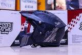 SPYDER CORE G 3422 SS MATTE BLACK GRAY!! WITH FREE LENS (DETACHABLE CHIN)
