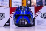 SPYDER CORE G 3742 BS BLACK BLUE!! WITH FREE LENS (DETACHABLE CHIN)